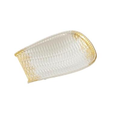 Imagem de Pratos de mesa retangulares para restaurante, prato de lanche criativo de porcelana de imitação de churrasco -140081-10,5