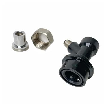 Imagem de Fabricação caseira de cerveja Quick Connect Adapter Convert Kit Liquid Pin/Ball Lock Disconnect Fit Homebrew Keg Draft Adjustable Beer Tap G5/8 Shank Acessórios para vinho(Ball Connector set)