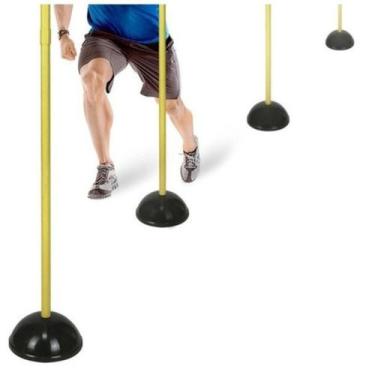 Imagem de Kit 4 Estacas Agilidade Treinamento Funcional Circuito 1,60m - Atack