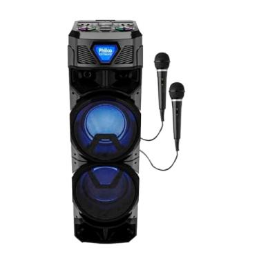 Imagem de Caixa de som Amplificada Philco PCX21000 Exbass 2100W- 2 Microfone