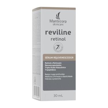 Imagem de Mantecorp - Sérum Rejuvenescedor Reviline Retinol - Retinol e Retinoato Nanoencapsulados e Triplo Ácido Hialurônico - Renovação e Firmeza da Pele - 30ml