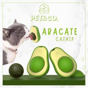 Imagem de Brinquedo Catnip para Gatos Interativo Abacate - Pet&CO.