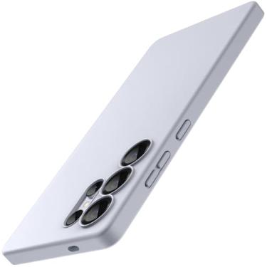 Imagem de JETech Capa Slim Fit para Samsung Galaxy S25 Ultra 5G, Proteção Total da Lente da Câmera, Case Protetora Fina de TPU Macio para Telefone, Capinha Acabamento Fosco (Titânio Azul)