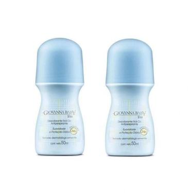 Imagem de Desodorante Roll-On Giovanna Baby Blue 50ml - 2 unidades