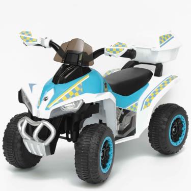 Imagem de Mini Moto Quadriciclo Elétrico Menina Menino Infantil 6v 4x4 Branco
