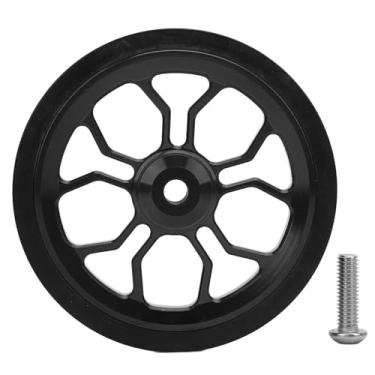 Imagem de Roda de Liga de Alumínio Dobrável de Bicicleta Dobrável, Roda Leve Leve para Andar de Bicicleta Com Rolamento de Alto Desempenho (Preto)