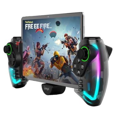 Imagem de VivazTech Ipega Controle para Celular – Gamepad Android, Compatível com iOS, PS3, PC e Notebooks – Com Bluetooth, Iluminação RGB, Gatilhos Hall, Função Turbo, Vibração