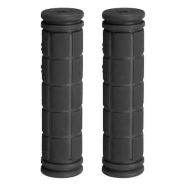Imagem de HARFINGTON Punhos de guidão de bicicleta antiderrapante de borracha cogumelo para guidão de 7/20.3 cm para mountain road dobrável MTB BMX scooter cruiser triciclo cadeira de rodas, preto