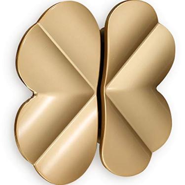 Imagem de Kelendle 1 peça de liga de zinco trevo de quatro folhas guarda-roupa armário bar armário puxadores de gaveta puxadores de gaveta puxadores de móveis para cozinha decoração de quarto moderno (32 mm