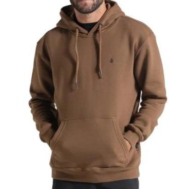 Imagem de Moletom Volcom Canguru Single Stone WT25 Masculino-Masculino