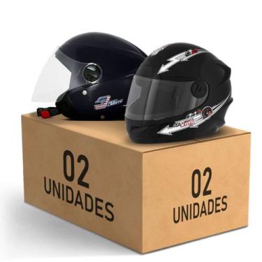 Imagem de Kit 2 Capacete New Liberty 3 Elite + Liberty 4 Kids Feminino Masculino
