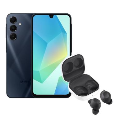 Imagem de A16 5G 128GB - Azul Escuro + Galaxy Buds FE - Grafite