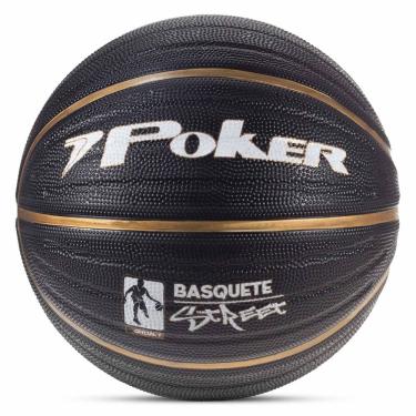 Imagem de Bola de Basquete Street Profissional Tamanho 7 High Frequency Resistente Poker