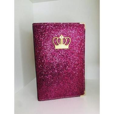 Imagem de Bíblia Sagrada Luxo Glitter Letra Hipergigante com Harpa - NoBrand, Pi