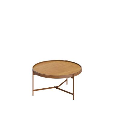 Imagem de Mesa de Centro Aqua Imcal Nature Cobre Redonda P 57cm 68081