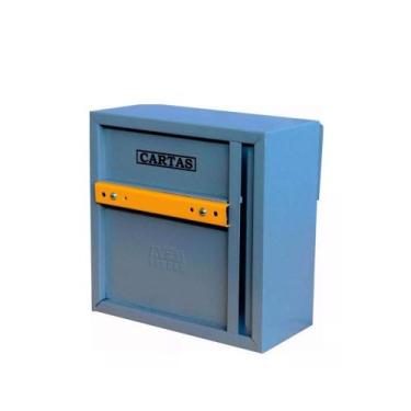 Imagem de Caixa de Correio de Grade ou Embutir 230x110x230cm Cinza COR-5 - FERCA