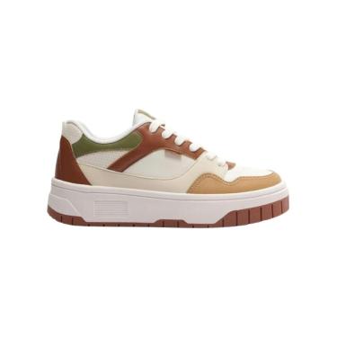 Imagem de Tenis Feminino Anacapri Emma Multicolor Casual Marrom-Feminino