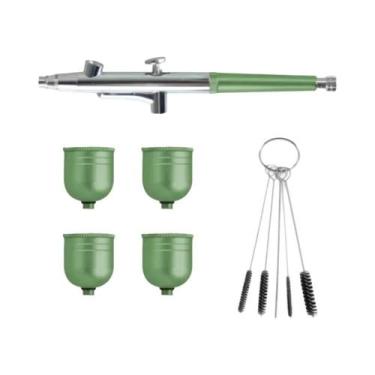 Imagem de Caneta Aerógrafo Portátil 0,3mm - Ação Única para Bolo, Unhas e Pintur