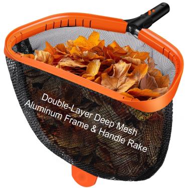 Imagem de WXFANA Escumadeira de limpeza de piscina e lago, para piscinas acima do solo e no solo (sem polo) (alumínio)