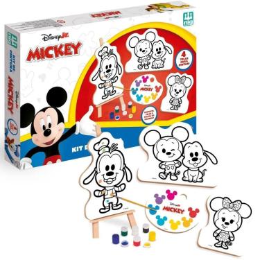Imagem de Kit De Pintura Infantil Com Cavalete Mickey Disney Nig 4103