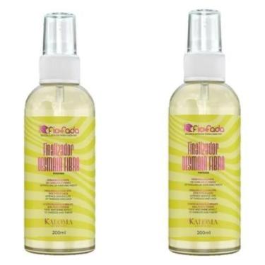 Imagem de Kit 02 Finalizador Desmaia Fibra Fio De Fada 200ml Penteado - Kaloma C