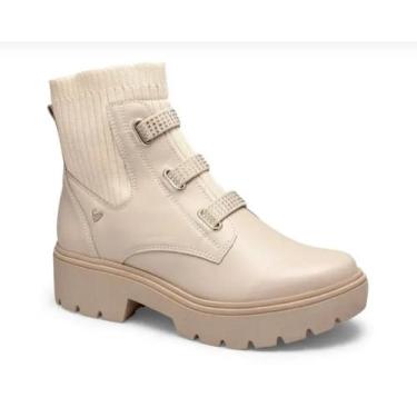 Imagem de Bota Mississipi Feminina Coturno Tratorada Salto Bloco Cano Medio Conf