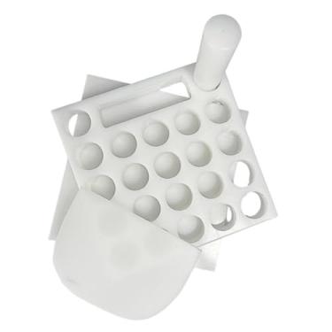 Imagem de Placa Porcionadora Dosadora Doces Brigadeiro Beijinho Confeitaria(22 FUROS (10G))