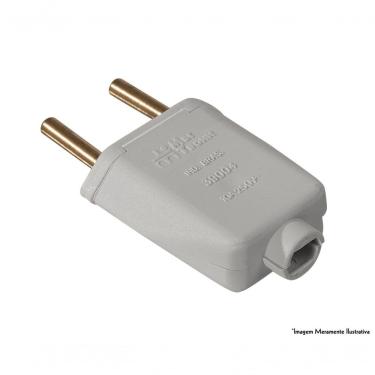 Imagem de Plug Macho 2P 10A/250V Cz 39004 Prpb10-2 C/10Pcs