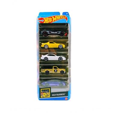 Imagem de Carrinhos Hot Wheels Nightburnerz C- 5 Carros - Mattel