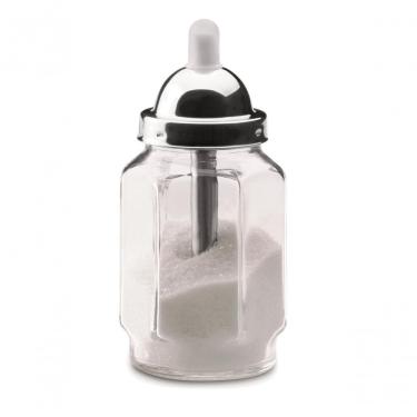 Imagem de Açucareiro De Vidro Com Dosador 230g Pote Para Servir Açucar Mesa Chá Café Casa Cozinha