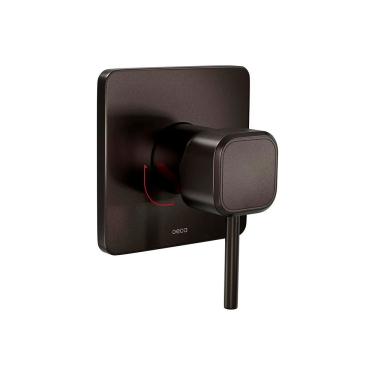 Imagem de Acabamento Monocomando Para Chuveiro Deca You 4993.mr105.chu.mt Quadrado Brown Matte