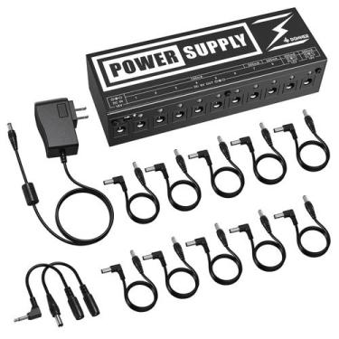 Imagem de Fonte de alimentação para pedal de guitarra Donner DP-2 High Current 1