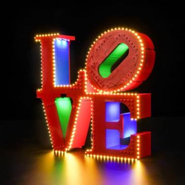 Imagem de Hilighting Kit De Iluminação Led Atualizado Compatível Com O Conjunto Construção Lego Love, Decoração Luzes 31214, Ideias Presentes Para Dia Dos Namorados, Aniversários, Casamento (Modelo Não Inclus
