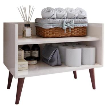 Imagem de Gabinete Armário Banheiro Com Nicho Multiuso Organizador Pia - Beauty 