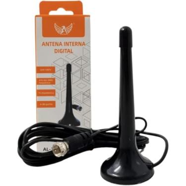 Imagem de Antena digital Uso Interna e Externa Amplificada de TV com Cabo de 3,0 m - HDTV/UHF/VHF