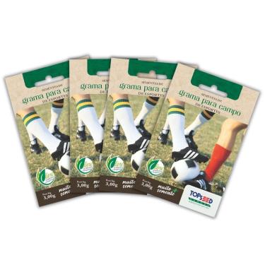 Imagem de 4X Semente de Grama São Carlos Para Campo De Esporte TOPSEED