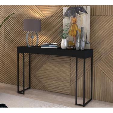 Imagem de Aparador Sala 1,20mts Pés De Ferro Retro Sem Gaveta - D+MOB