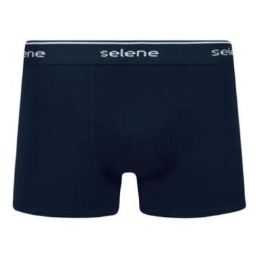 Imagem de Cueca masculina selene plus size 11160, X3, Marinho