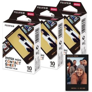 Imagem de Filme instax mini contact sheet - 30 - kit - FujiFilm