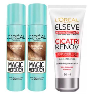 Imagem de L'Oréal Paris Magic Retouch + Ganhe Cicatri Renov Kit - Leave-In + 2 C