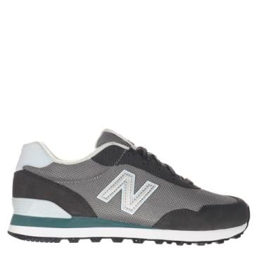 Imagem de New Balance Tênis feminino 515 V3, Cinza ardósia/prata metálica, 35