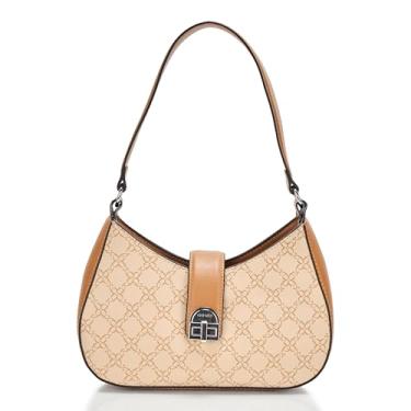 Imagem de Nine West Mini bolsa de ombro Gelina, Brandy Lt Khaki, Small