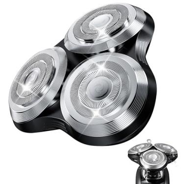 Imagem de Cabeças rotativas de substituição SH90 compatíveis com barbeadores Philips Norelco Series 9000, cabeça de barbear de substituição com lâminas de precisão de camada dupla para barbear masculino, 1