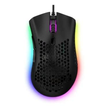 Imagem de Mouse Gamer Colmeia RGB 7200 DPI USB Profissional Para Jogos PC - Knup