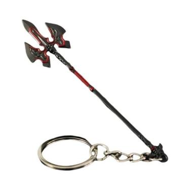 Imagem de Mini Chaveiro De Espada De Metal De 9 Cm, Modelo De Arma De Jogo, Brin