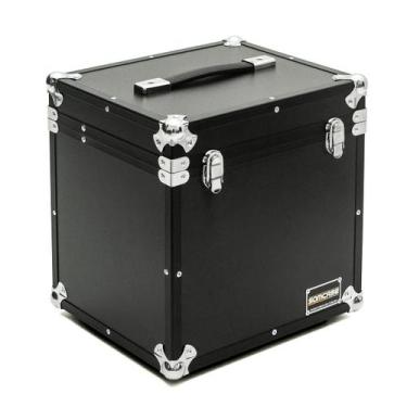 Imagem de Hard Case Para 70 Discos De Vinil Baú Black - Somcase