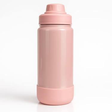 Imagem de Garrafa Térmica 800ml Mystic Glow Grande Mantém Temperatura Gelada & Quente (Rosa Quartzo)