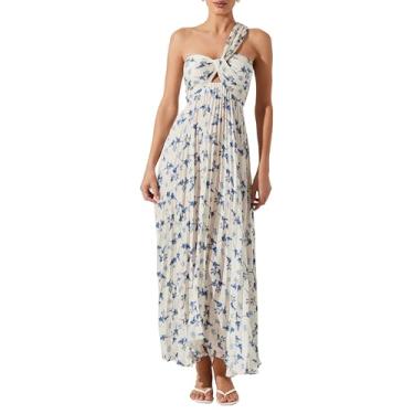 Imagem de ASTR the label Vestido feminino Rasya, Branco, azul, floral, PP