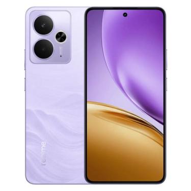 Imagem de Smartphone Realme 14T 5G 256GB, 8GB RAM, Tela 6,67, AMOLED 120Hz, Câm.