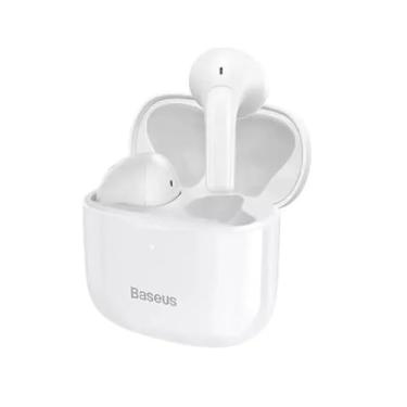 Imagem de Fone de Ouvido Bluetooth 5.0 TWS E3, Branco, Controle Touch, Resistente à Água, 4h de Bateria